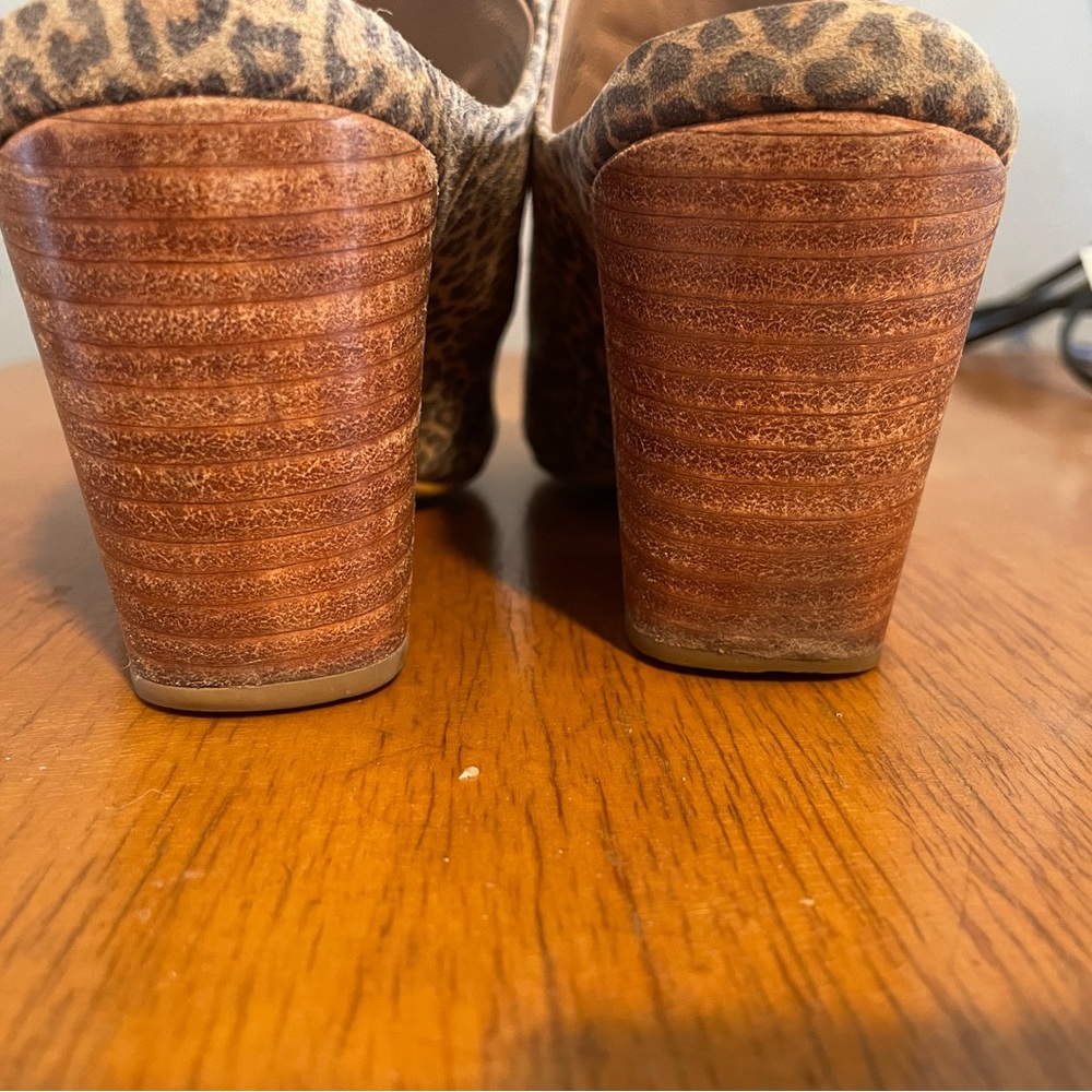 Suede Leopard Print Mules From Able - image 4
